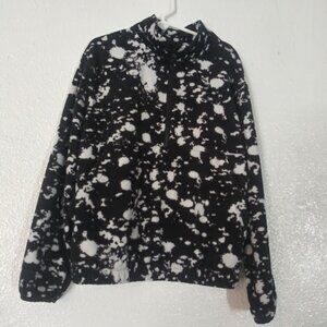 Athletic Works girl's size M (7-8) black and white lightweight jacket